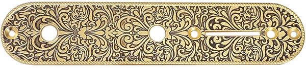 Amazon _ B Baosity ベースギター用1ピース亜鉛合金コントロールプレートコントロールプレート, 銀 _ エレキギターフレット _ 楽器・音響機器