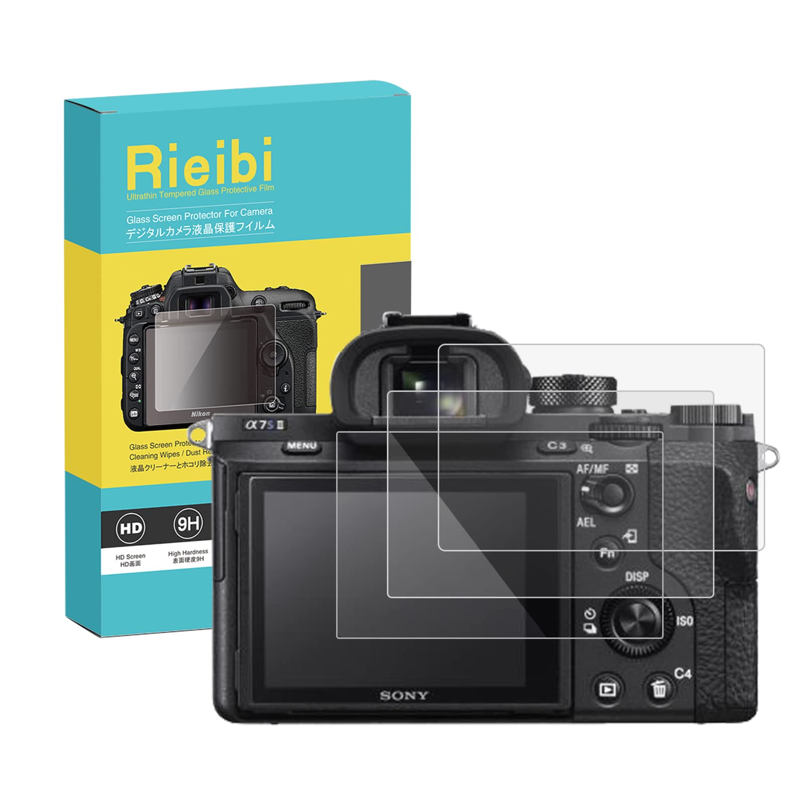 Amazon | Rieibi 【3枚】 SONY a7II/a7SII/a7RII/a7RIV/a7III/a7RIII 