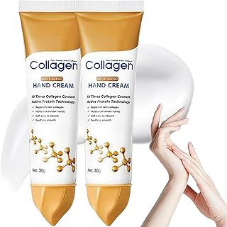 Anti-Aging Collagen Hand Cream for Women ＆ Men, Working Hand Cream for Dry Cracked