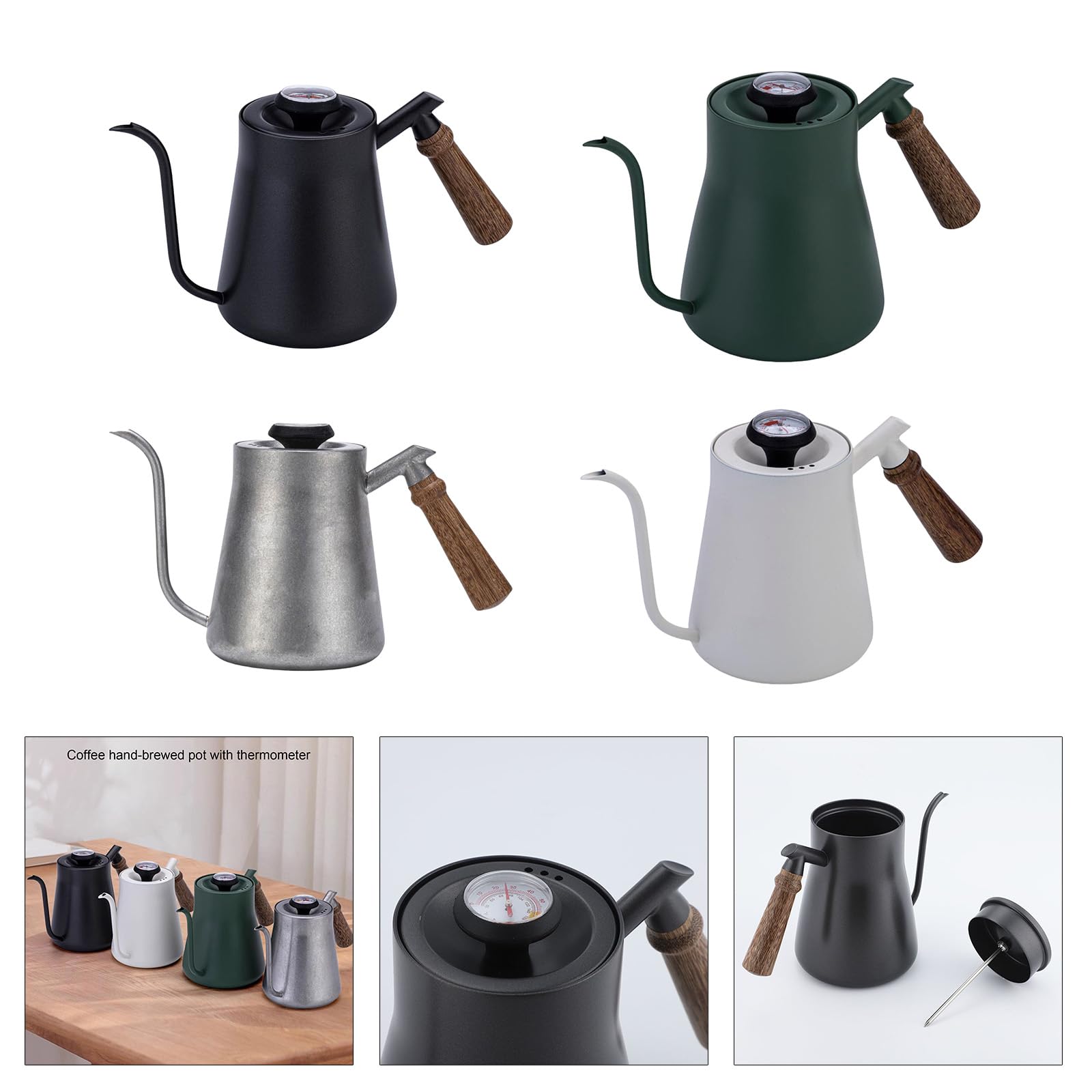 Multipurpose Serving Pots Coffee Pots 850ML Professional Water Pots 304Stainless Steel Texture For Kitchen Entertaining