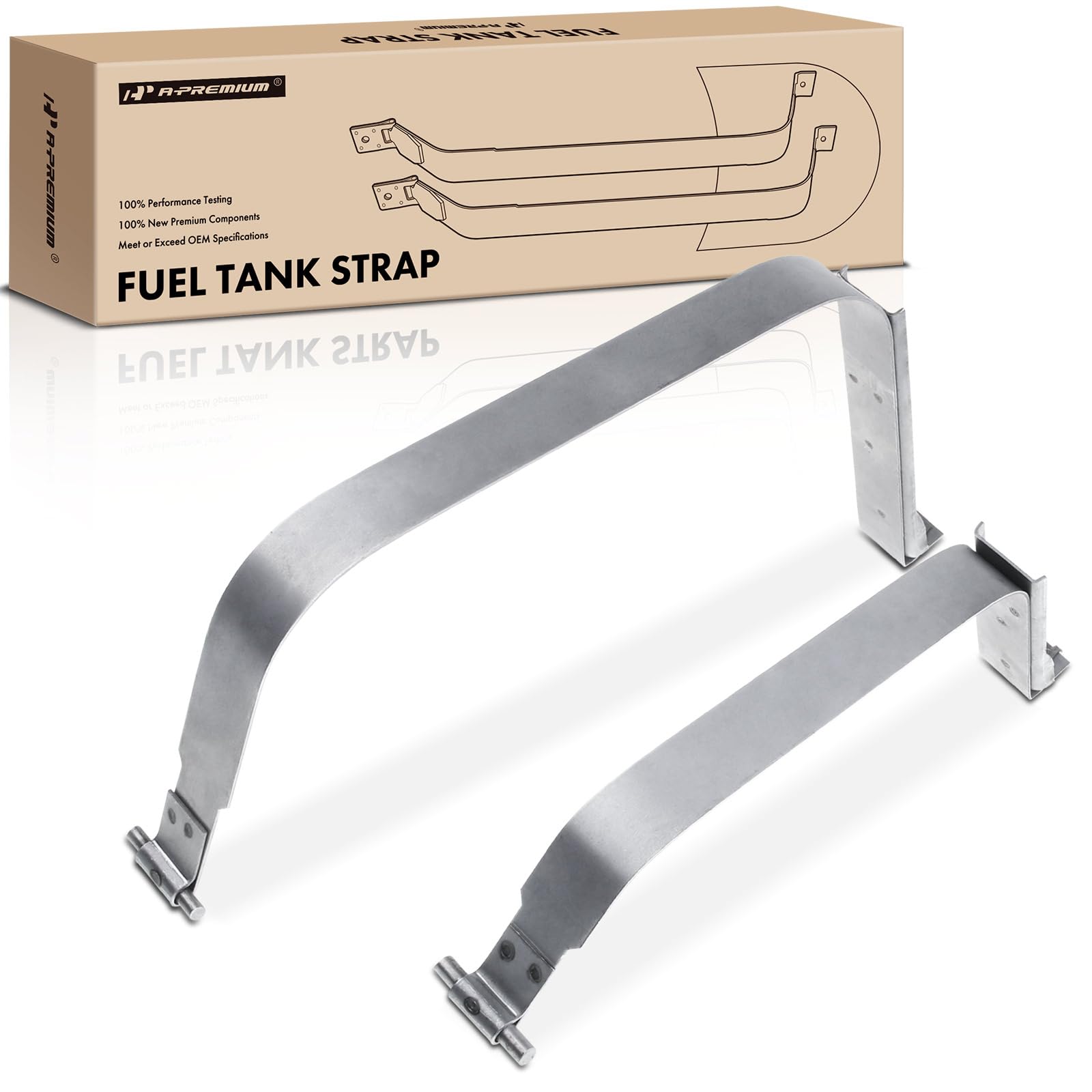 A-Premium Fuel Tank Straps - Compatible With Nissan Titan, Armada
