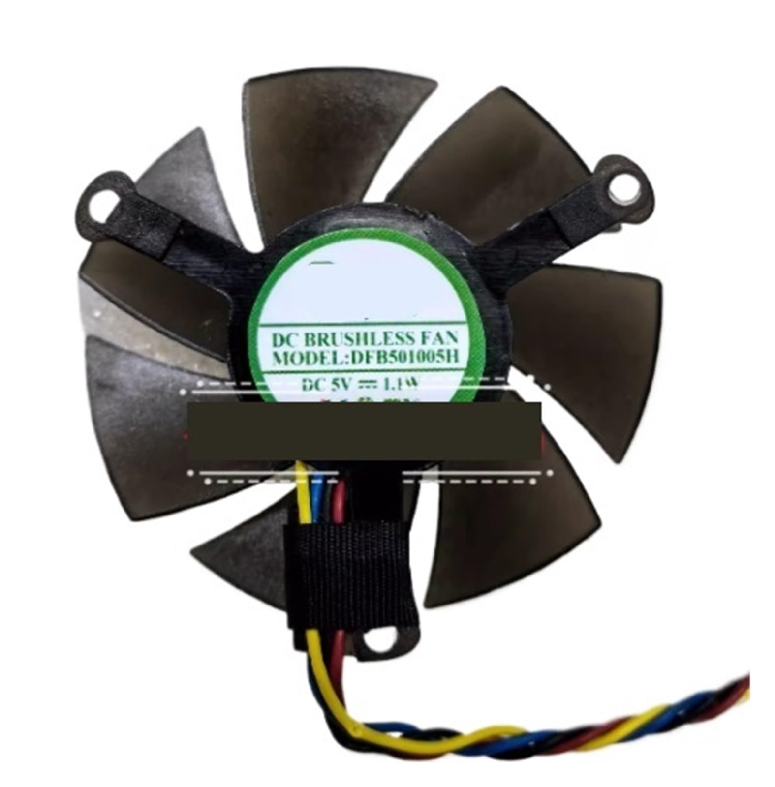 ANERTQUIH DFB501005H Diameter 45MM Mounting Hole Distance 39X39X39MM DC5V 1.1W 4Pin Cooling Fan