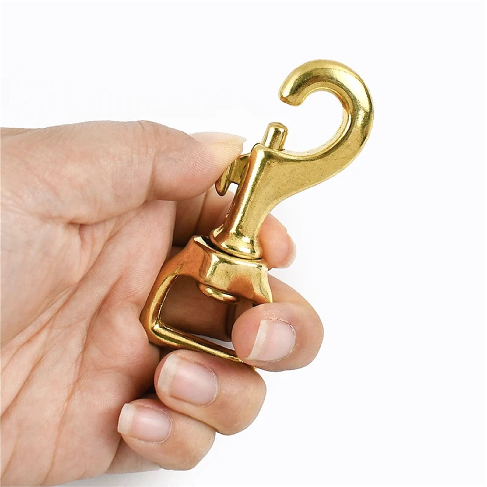 Ganchos De Metal Giratorio 1-5Pcs Solid Brass Buckles For Bag Strap Swivel Lobster Clasp Trigger Clasps Snap Hook Dog Leash Keychain(20x75mm,5Pcs)
