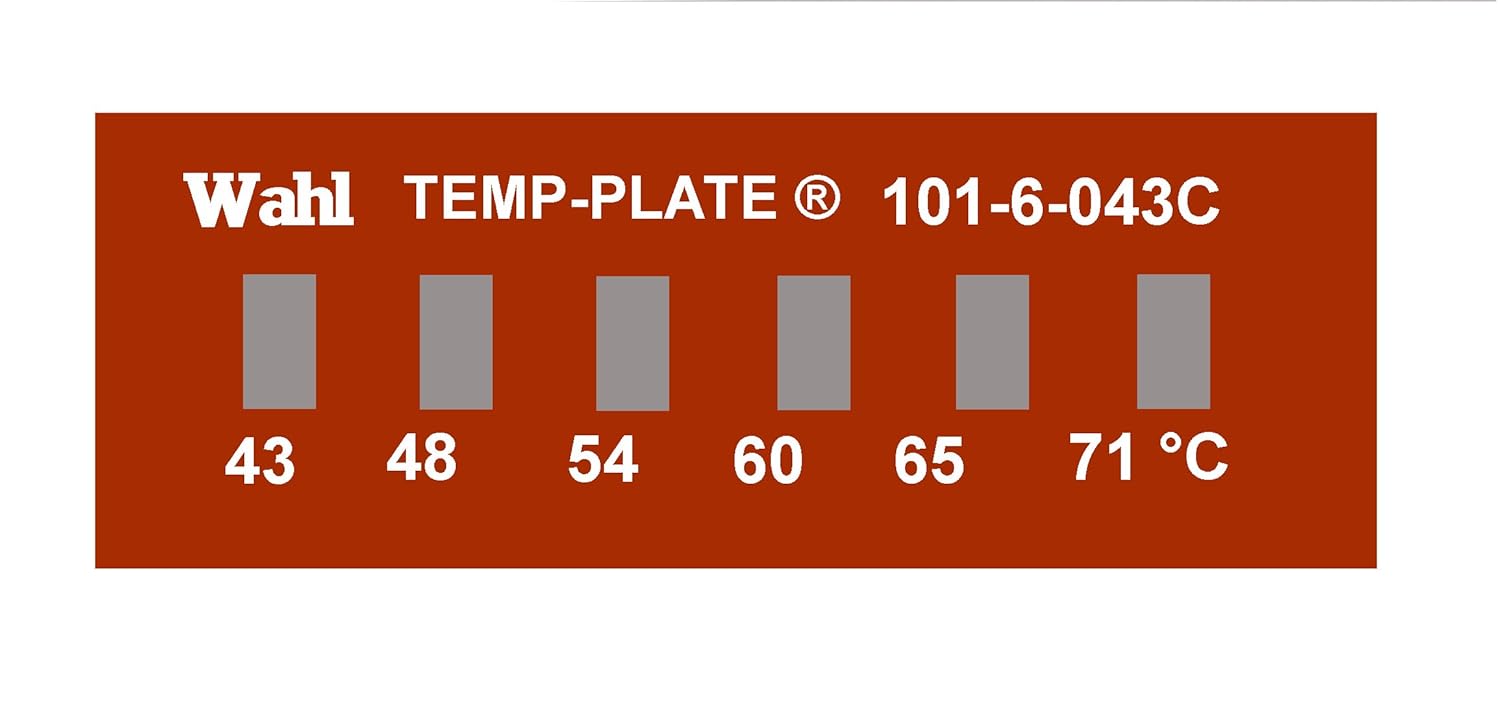 Wahl 1016043C Mylar Mini SixPosition TempPlate, 4348
