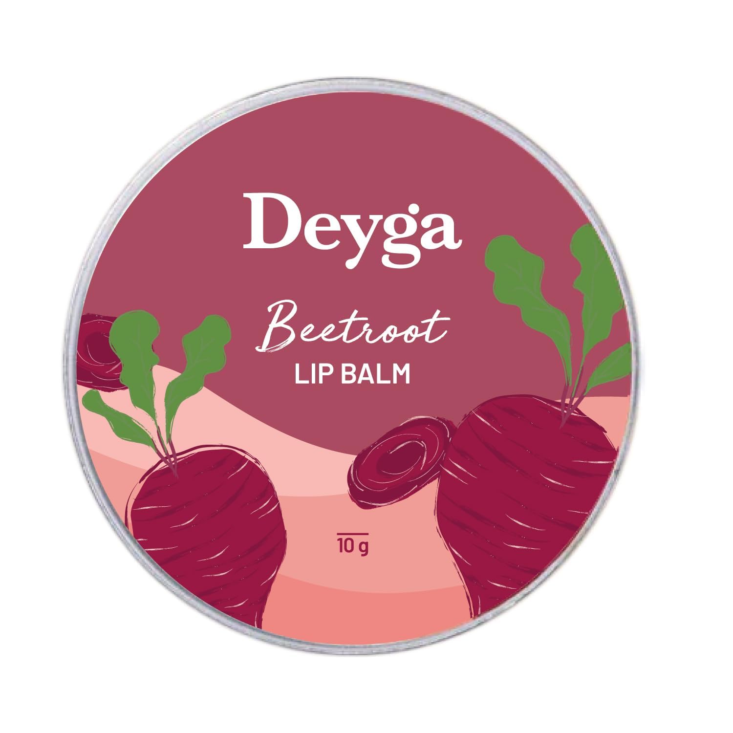 Dey.ga Beetroot Lip Balm|Tinted Lip Care|For Dry & Chapped Lips|For Women & Men (Classic Lip Balm), 1 Count, Multicolor