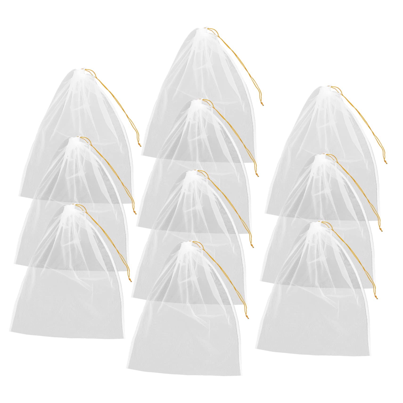 GRIRIW 10pcs Mesh Strainer Bag for Honey Extraction Fine Filter Wine Strainer Beekeeping Equipment