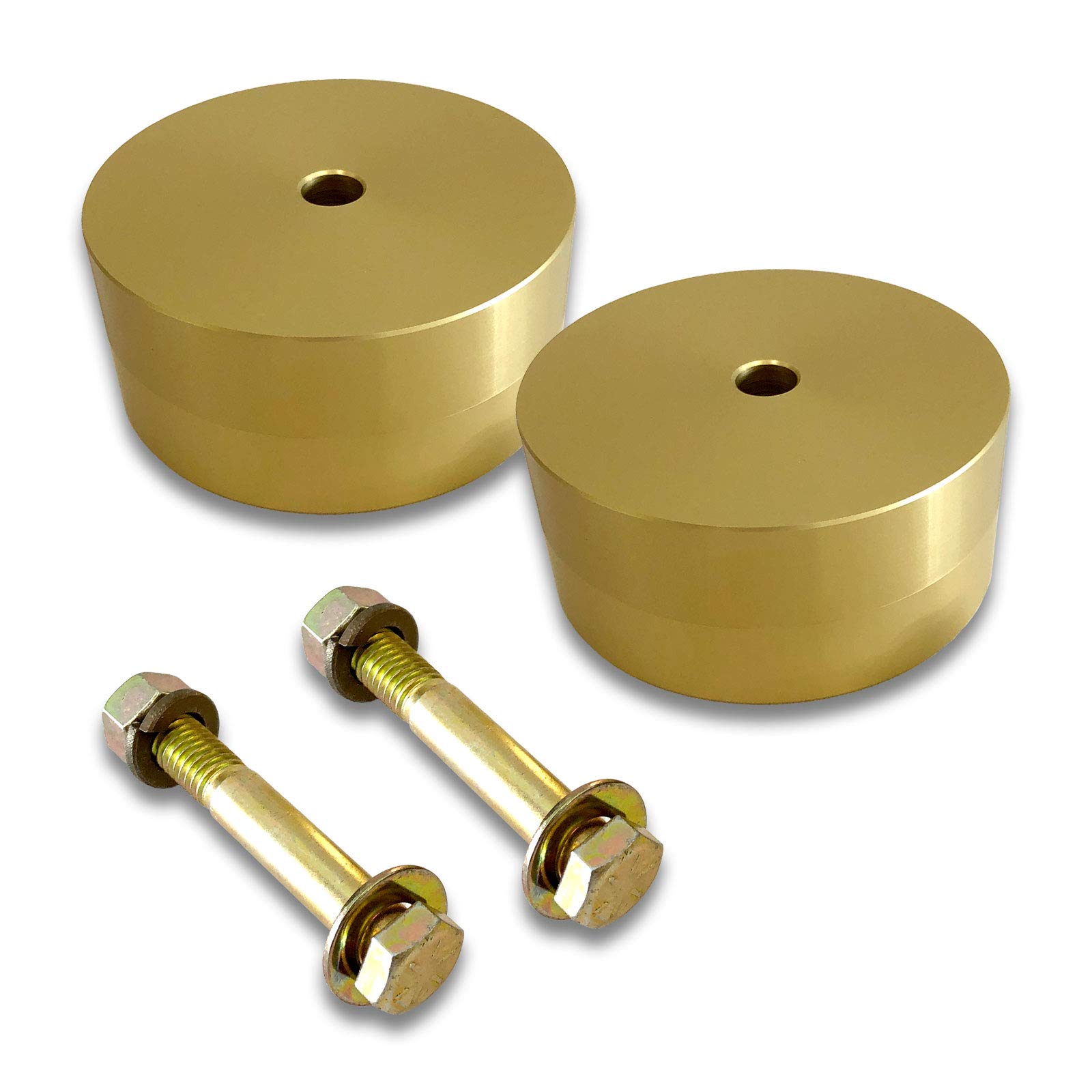 MPI 1-1/2" Lift Billet Aluminum Rear Coil Spring Spacer Set/Pair Compatible with Select 1965-1970 Chevy Biscayne, Impala, Caprice - MADE IN USA