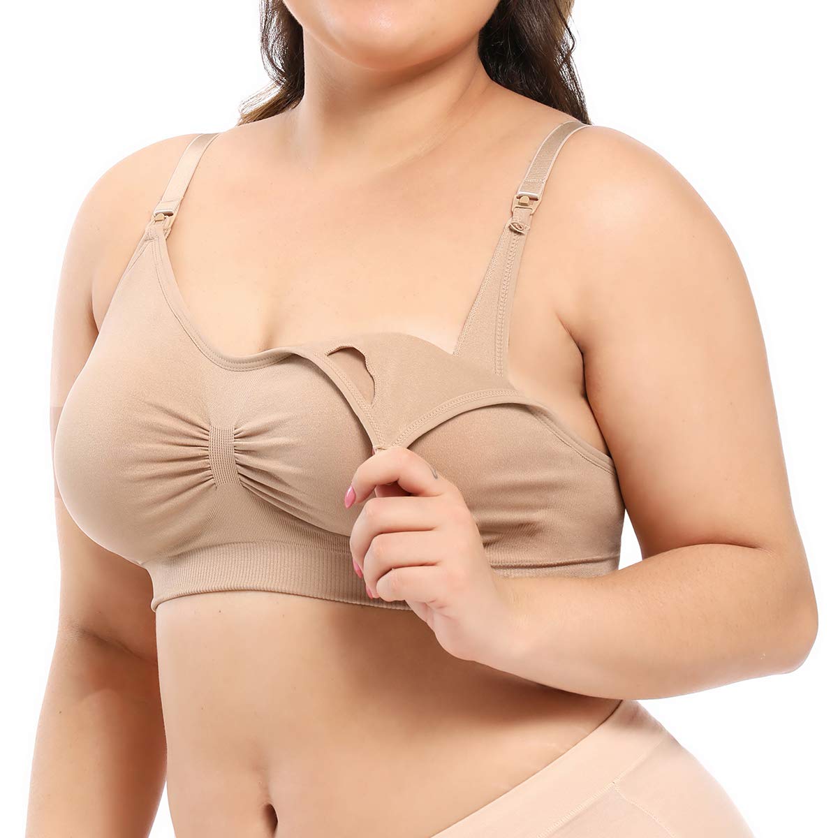 Reggiseno Sllattamento Senza Cuciture Reggiseno Allattamento Push Up Taglia Larga Bra Allattamento maternità
