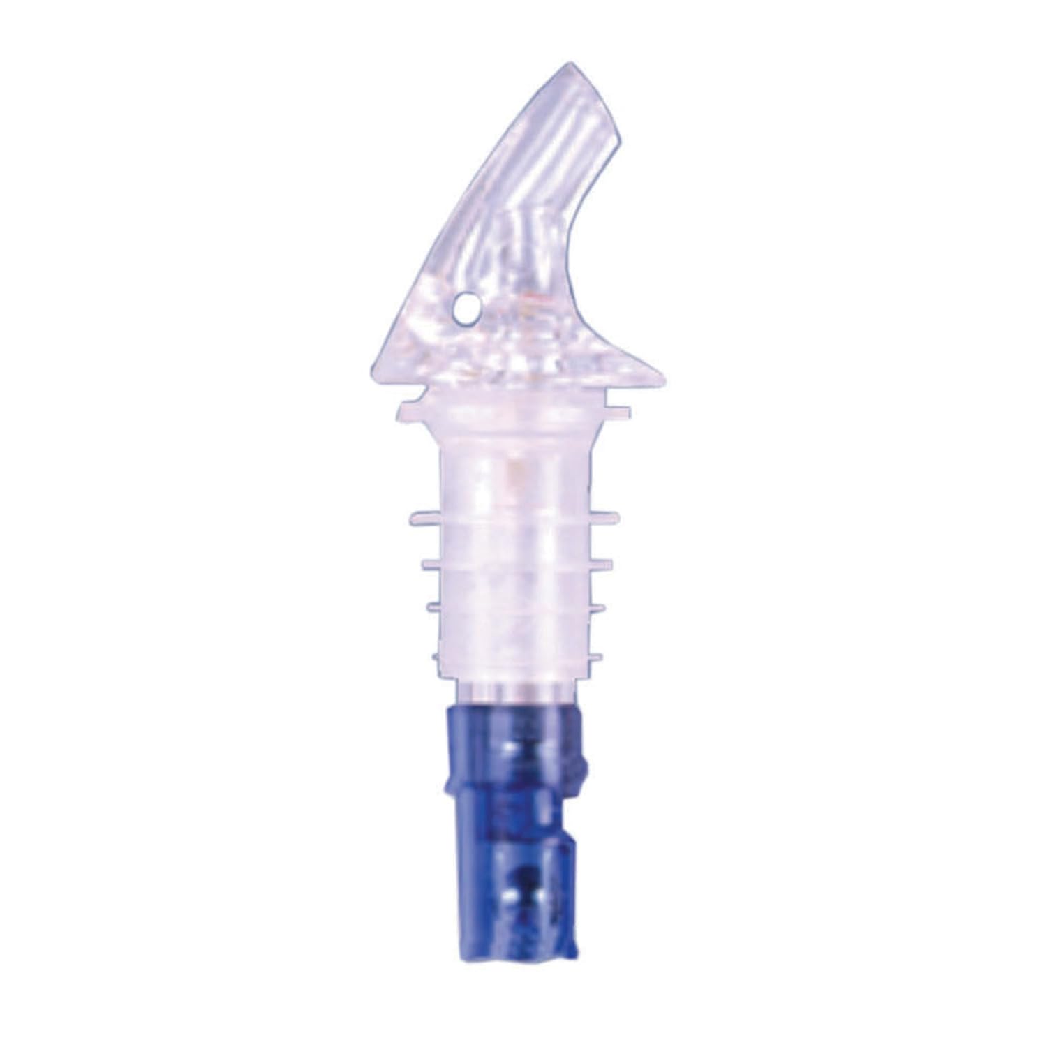 Spill-Stop 387-15 Posi-Por 2000 Pourer, 1-1/8 oz., Clear with no Collar, Made in USA, Pack of 12, Oil and Liquor Stopper Spout, Bottle Mouth