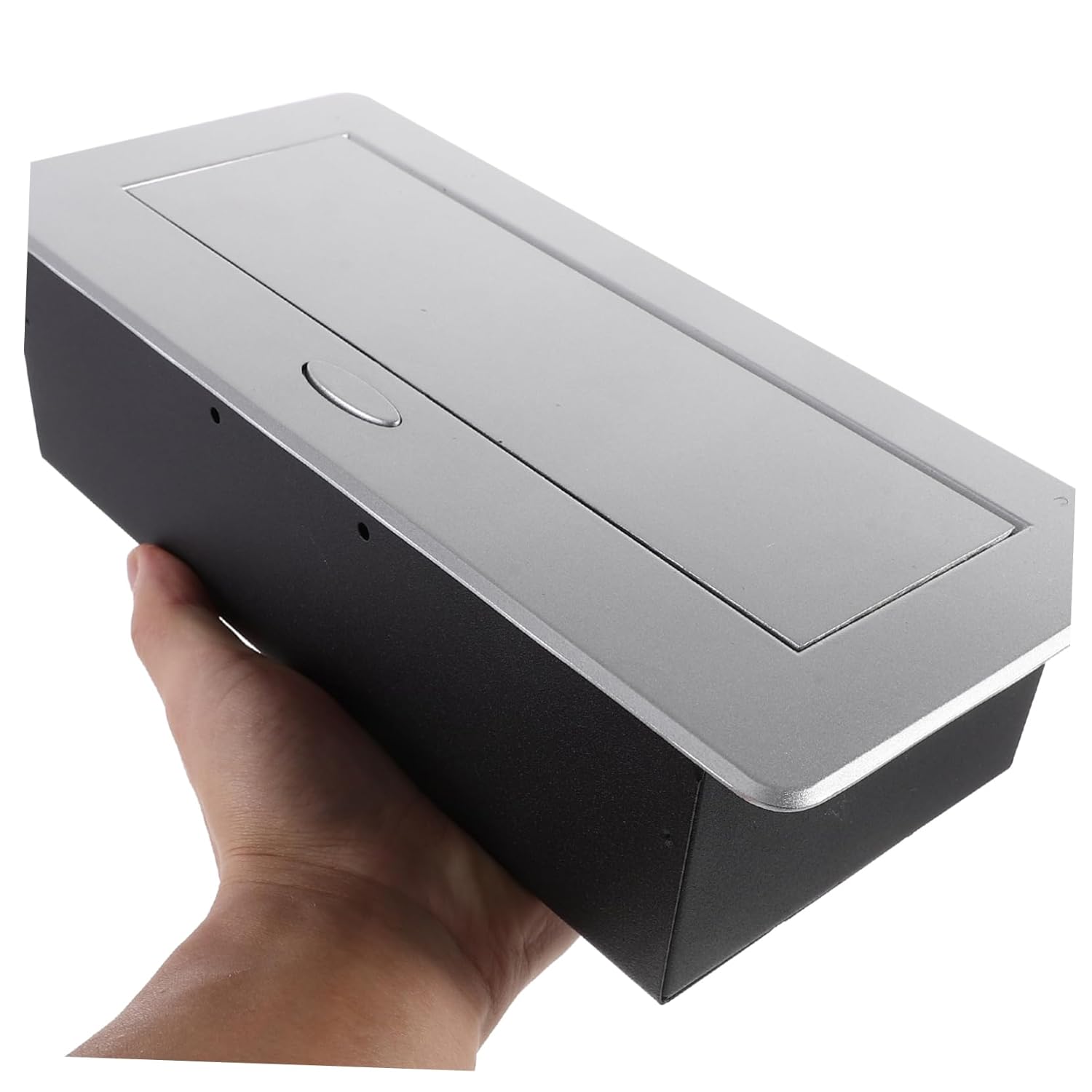 Uonlytech Damped Conference Room Pop Up Socket Stylish Outlet Box for Desktop Easy Installation Lightweight Design for Meetings and Office Use