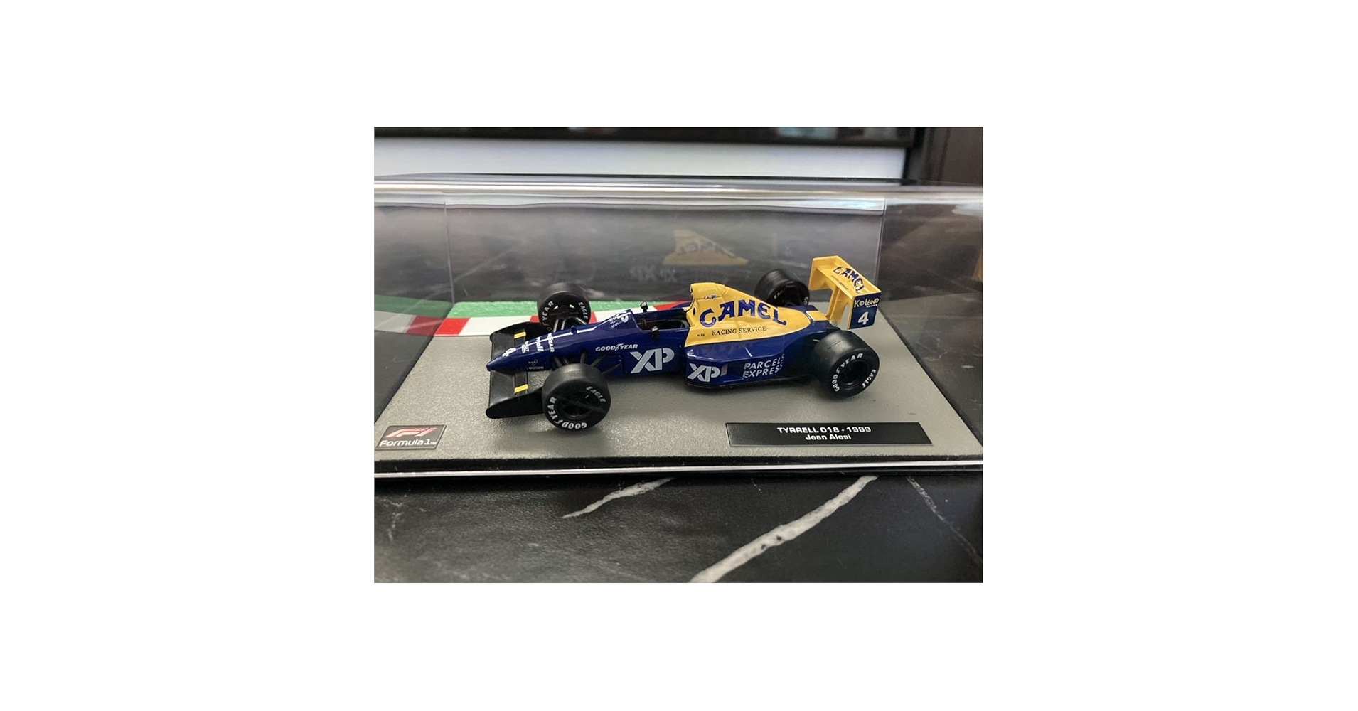 Amazon | F1マシンコレクション ティレル018 アレジ キャメル