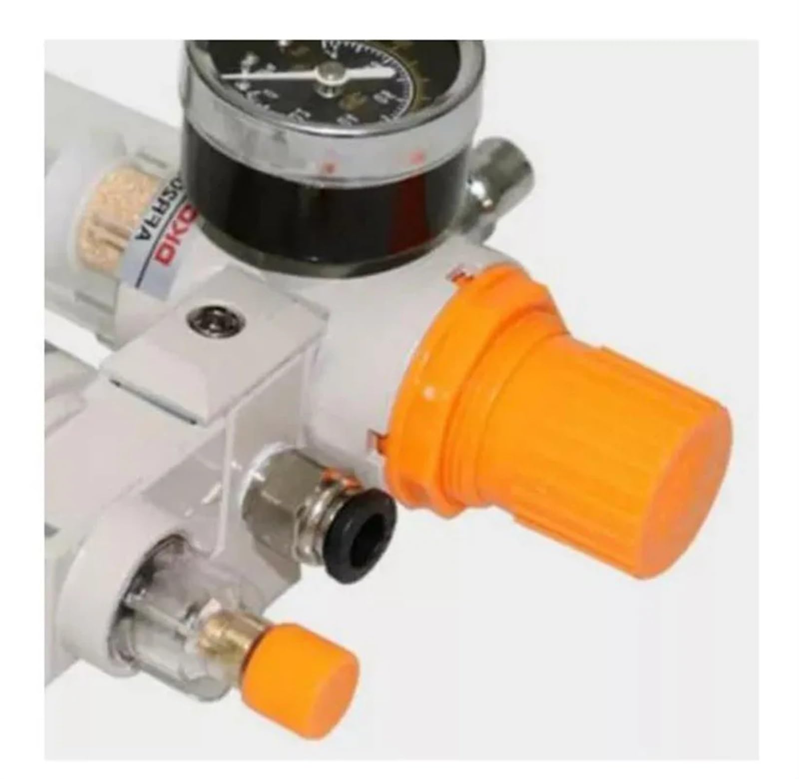 Regulador de filtro de compresor de aire, separador de agua y aceite, válvula Reguladora de filtro de trampa, medidor de presión de lubricador de drenaje automático, 1 ud.