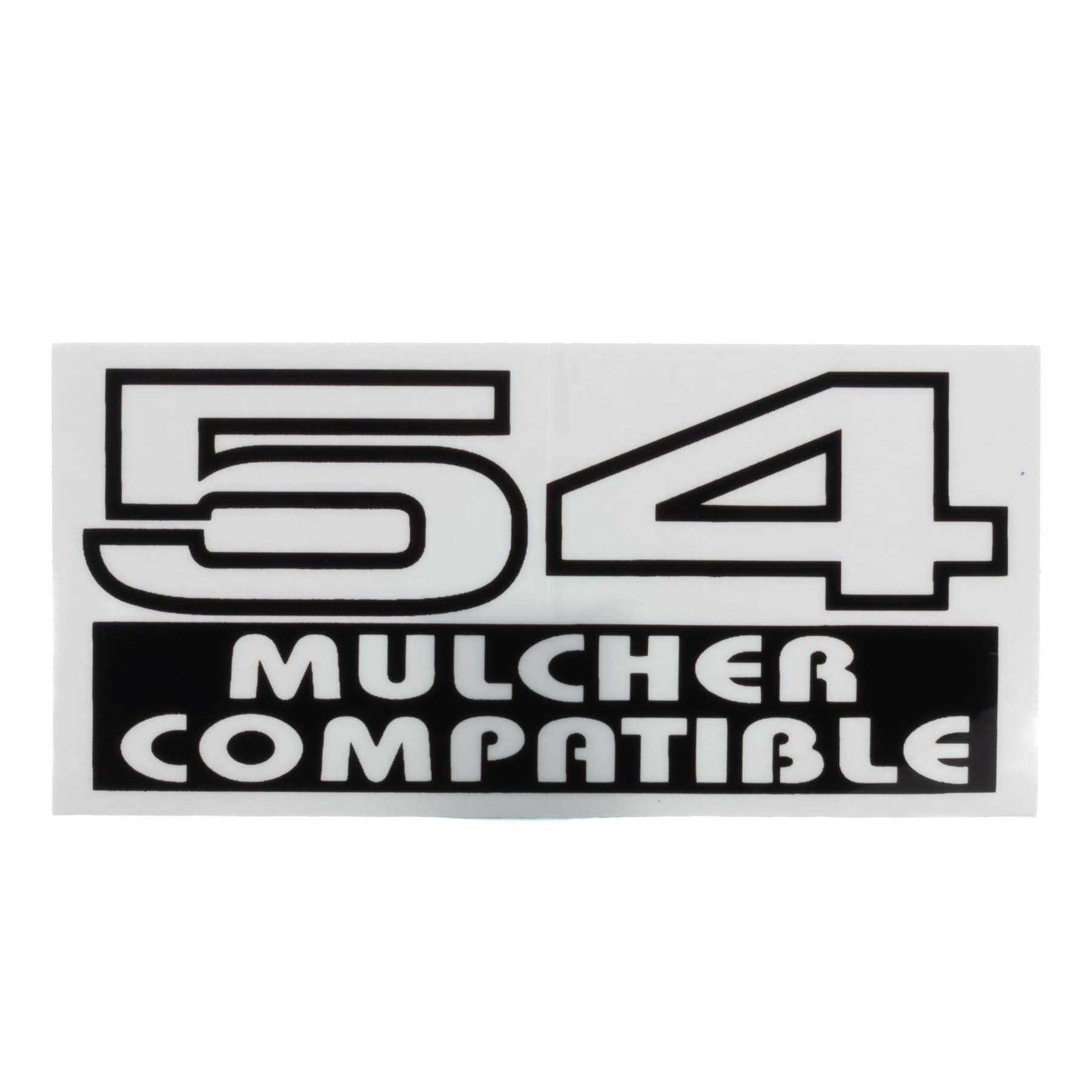 Autocollant M120161 John Deere 54 Mulch pour tondeuse LX172 LX173 LX176