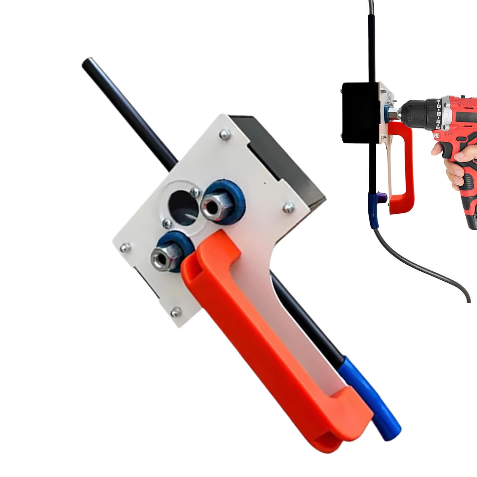 Tirahilos - Herramientas eléctricas manuales para uso pesado | Tirahilo para cables eléctricos de 8 mm, para espacios estrechos en tuberías, paredes, enterrados, centros de datos, exteriores