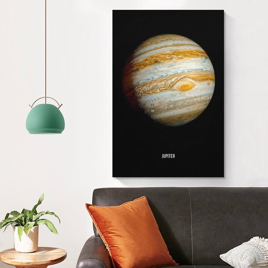 タイトル【木星 jupiter】惑星のフォトアート作品【額縁付き】 タイトル【木星 jupiter】惑星のフォトアート作品【額縁付き