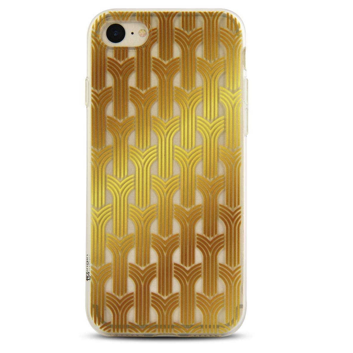 Heartbeat Gold Pattern Cover, Phone Case For iPhone 6, iPhone 6S, iPhone 7, iPhone 8