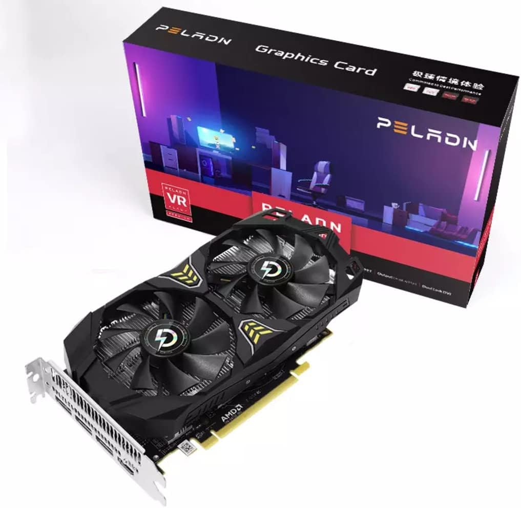 PELADN AMD Radeon RX 580 8 GB, Scheda grafica gaming per giochi e mining di criptovaluta, 30 mh/s, 3 porte DP, 1 porta HDMI, GDDR5, Bus 256 bit, GPU Ellesmere, basso consumo 130 W (Gaming) PELADN AMD Radeon RX 580 8 GB, Scheda grafica gaming per giochi e mining di criptovaluta, 30 mh/s, 3 porte DP, 1 porta HDMI, GDDR5, Bus 256 bit, GPU Ellesmere, basso consumo 130 W (Gaming)