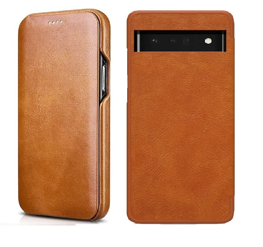 HARITECH Magnetic Closer Leather Flip Back Cover Case with Card Holder Compatible for Google Pixel 7 (Brown) (B0BQCLFY75) Amazon Price History, Amazon Price Tracker