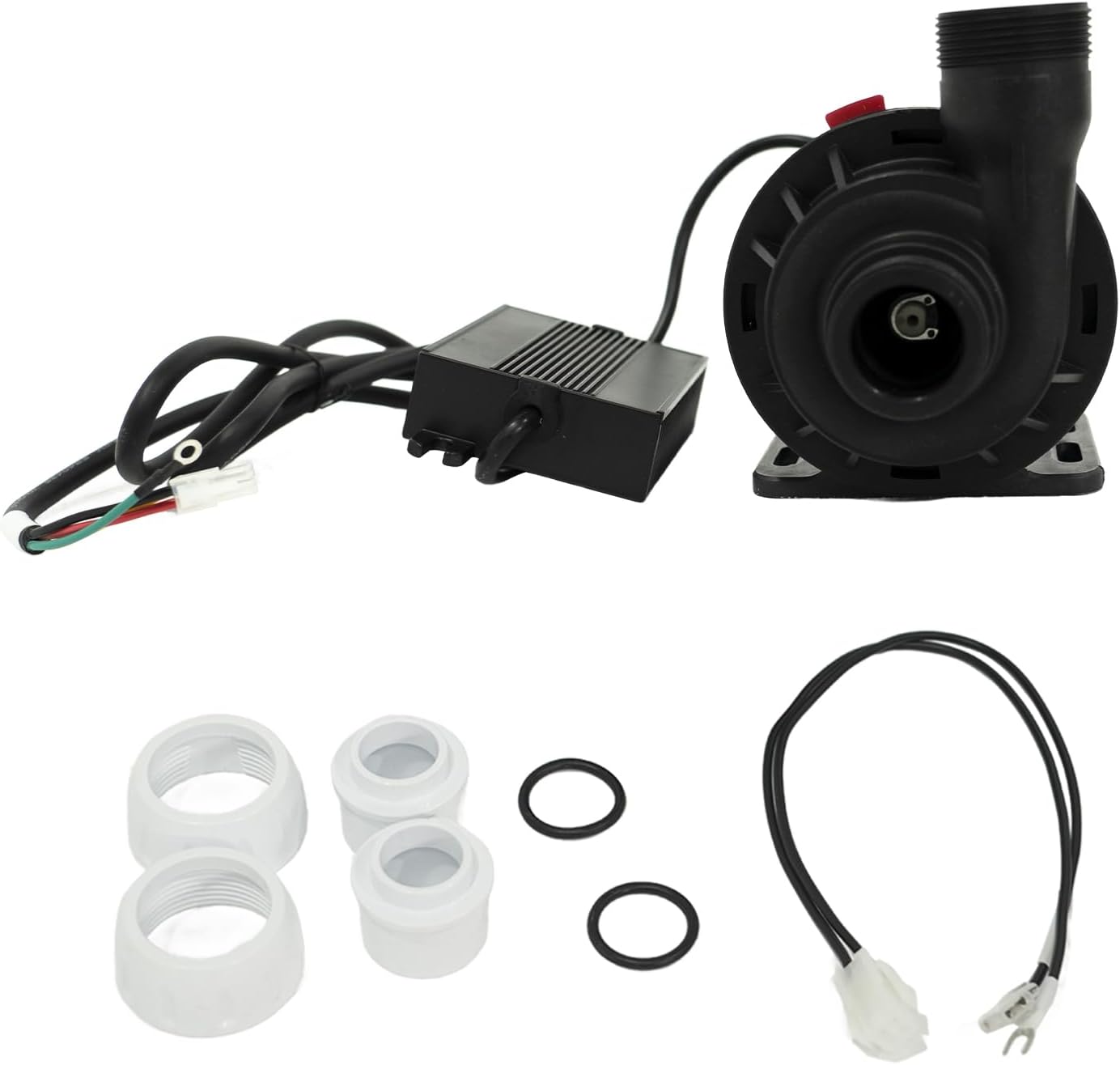 ICEGALAX WP-DC80 Water Pump 12V/24V Brushless Submersible Circulation Pump, Fits All-In Gen 2 & Pro Chiller Gen 2, Adjustable Flow for Cold Plunge Tub, 1HP Chiller Conversion, 3/4" A NPT Thread (DC80)