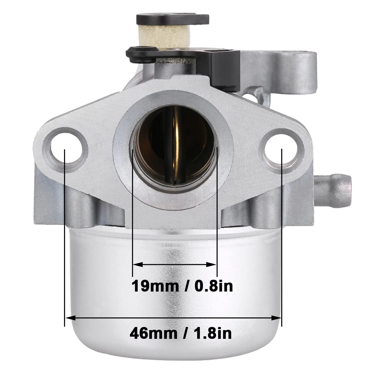 ZAMDOE 799866 carburatore Filtro dell'Aria per Briggs & Stratton 790845 799871 796707 794304 12H800 128M02 675 675ex 725ex Motori, per Toro Craftsman da 22" Recycler 190cc Tosaerba