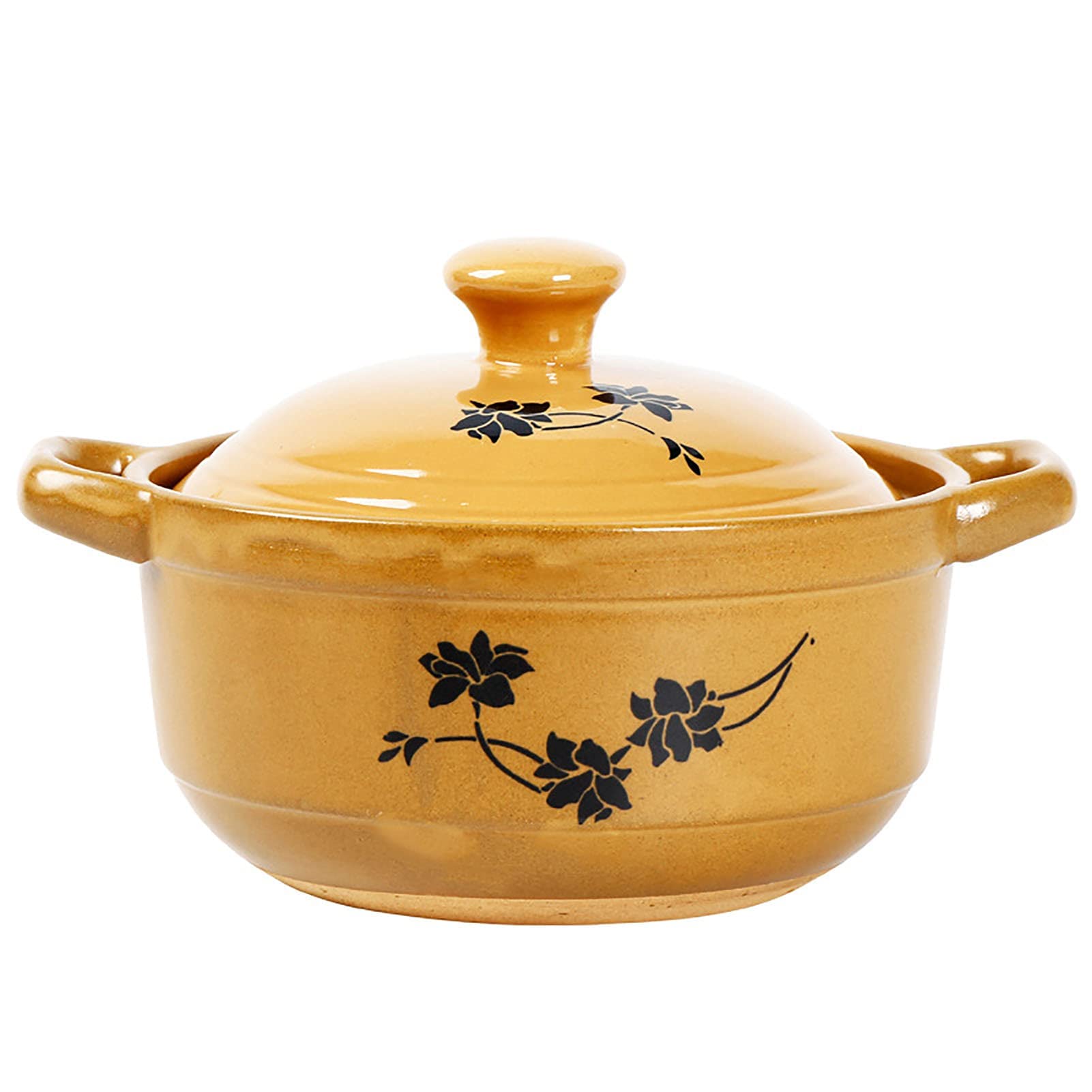 pentola di terracotta, Casseruola con coperchio, casseruola in ceramica pentola antiaderente