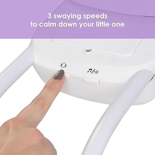 Miniatura 4 de Baby Trend Sit N' Sway - Columpio portátil, color gris