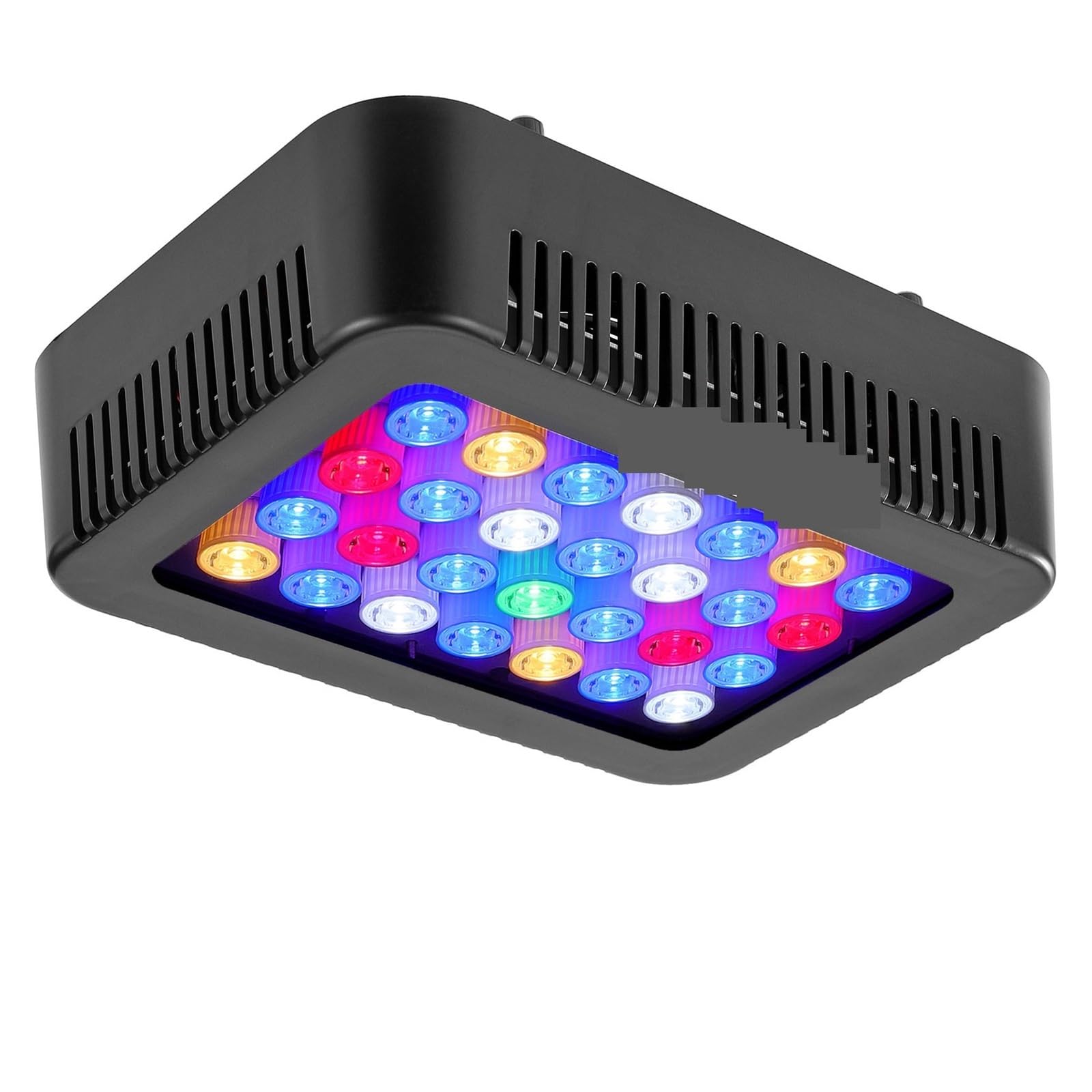 éclairage d'aquarium Éclairage d'aquarium 140W lumière de récif de corail LED à spectre complet avec deux canaux à intensité variable for réservoir de poissons marins LPS SPS pour aquarium planté