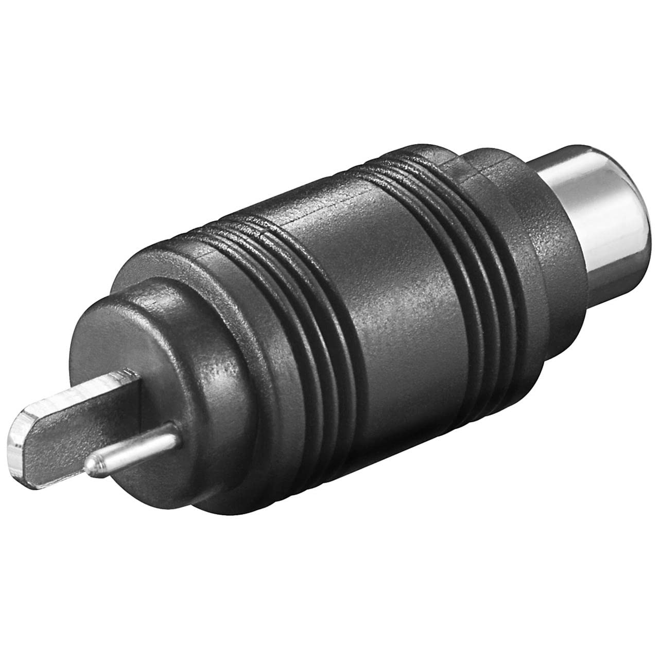 Goobay Set 4 Adattatori Audio: Spinotto Din Maschio A RCA Femmina - Per Collegare Altoparlanti A Amplificatori O Sorgenti Audio