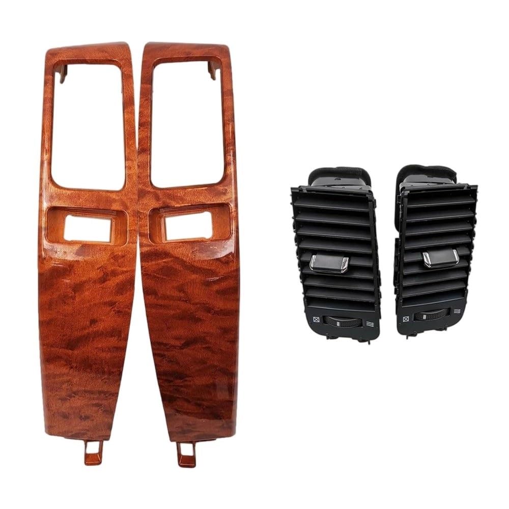 Spgsgmgtxt Wood A Set For Toyota For Land For Cruiser For Prado 120 Fj120 2003-2009 A/C Air Conditioner Outlet Frame Car Air Vent