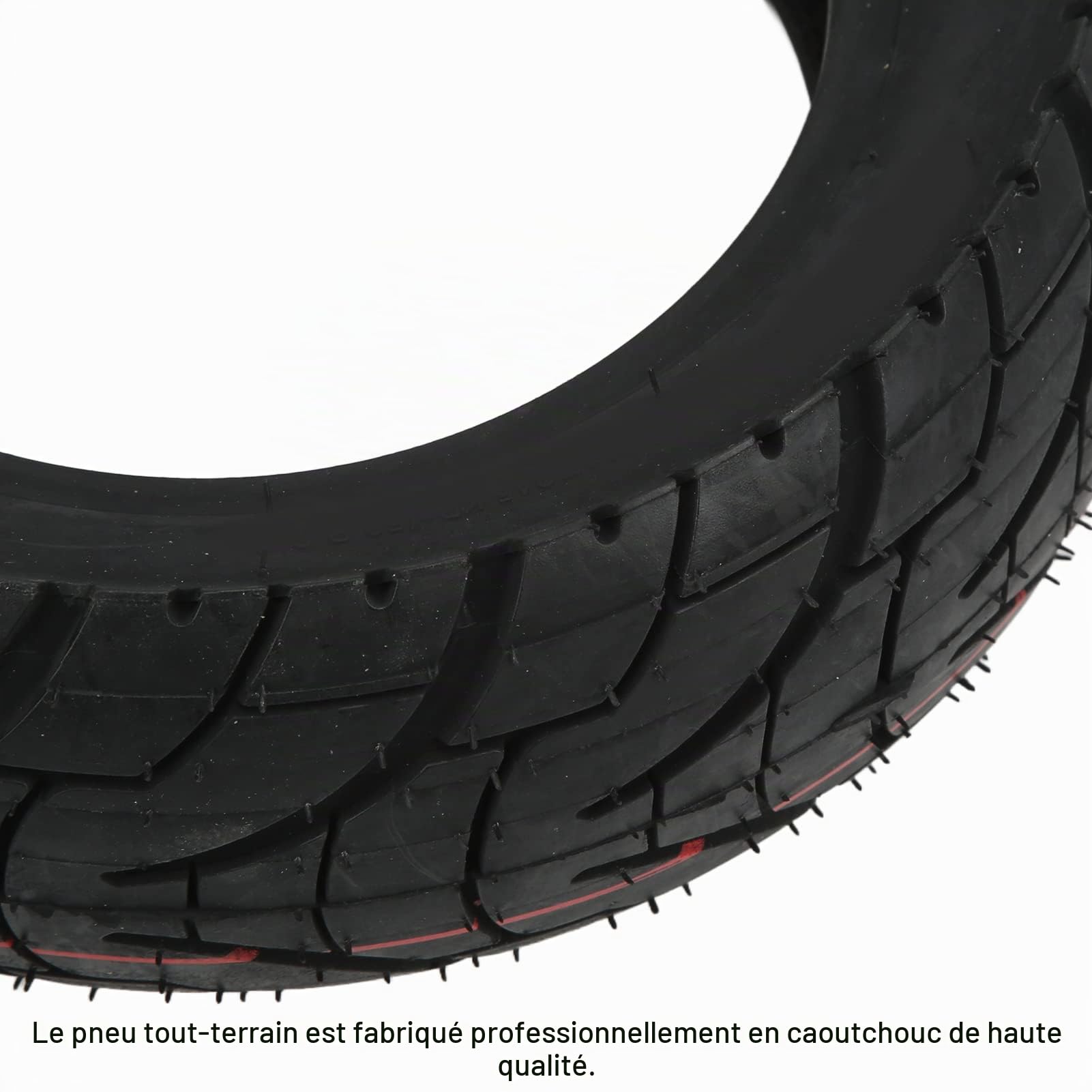 Pneus de Scooter Électrique, 10 pouces, Pneu Sans Chambre à Air Auto-Réparable, 80/60-6 Pneu Tubeless, pour Accessoire de M4 M4Pro