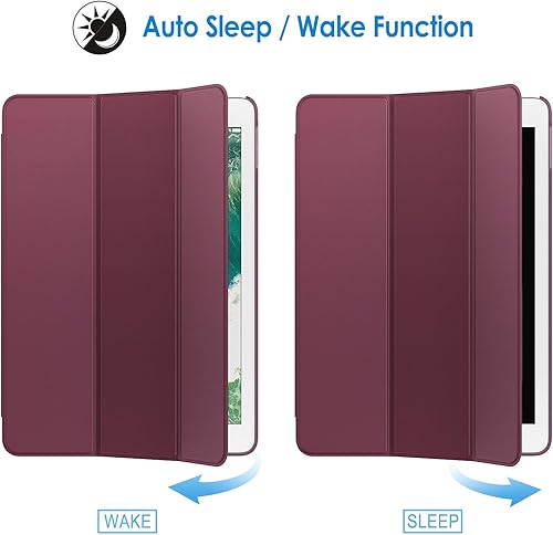 Vista 97 de JETech Funda para iPad (9.7 pulgadas, modelo 2018/2017, 6ª/5ª generación), Smart Cover Auto Wake/Sleep (verde azulado)