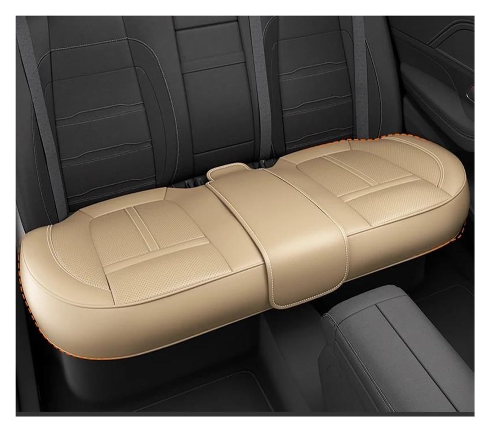 Housse de siège auto imperméable avec coussin dossier réglable à 360°