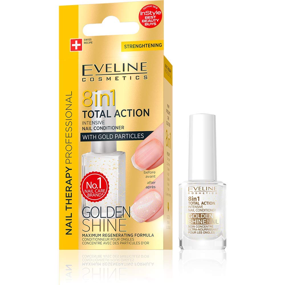 EVELINE COSMETICSNail Therapy Total Action Golden Shine Tratament