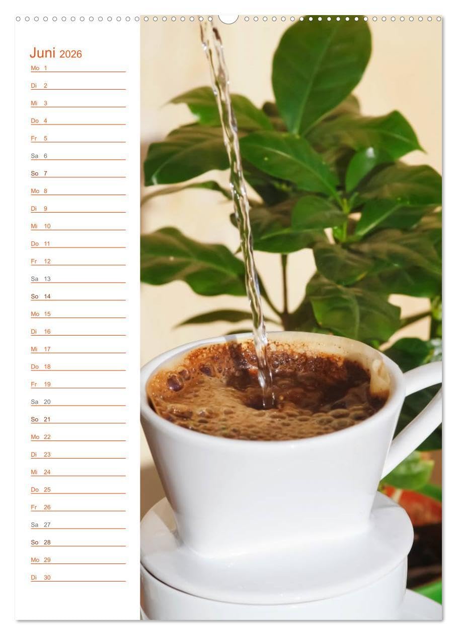 Köstliche Kaffeespezialitäten (hochwertiger Premium Wandkalender 2026 DIN A2 hoch), Kunstdruck in Hochglanz: Farbige Fotografien von Kaffeespezialitäten (CALVENDO Lifestyle)