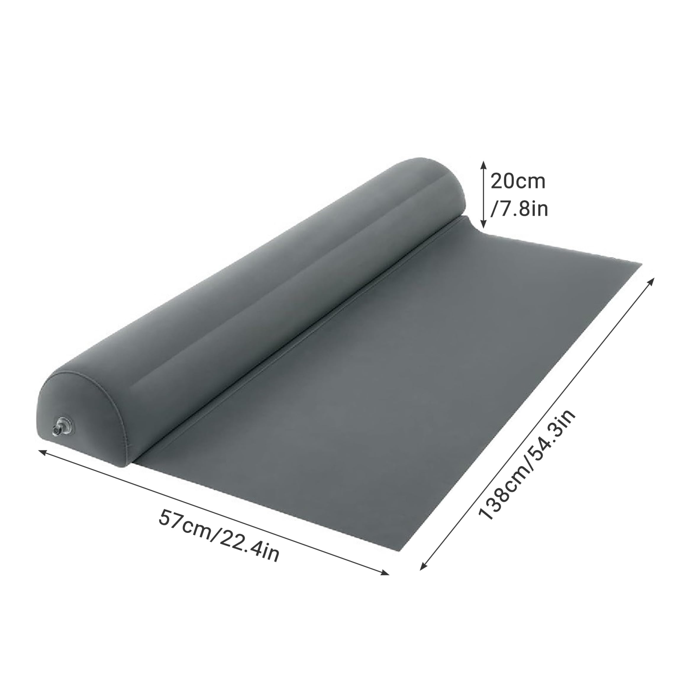 Sponde per letto gonfiabili da 2 pezzi Paraurti per lettino portatili ideali per i viaggi Paraurti per culla facile da installare ideale per le vacanze Grigio