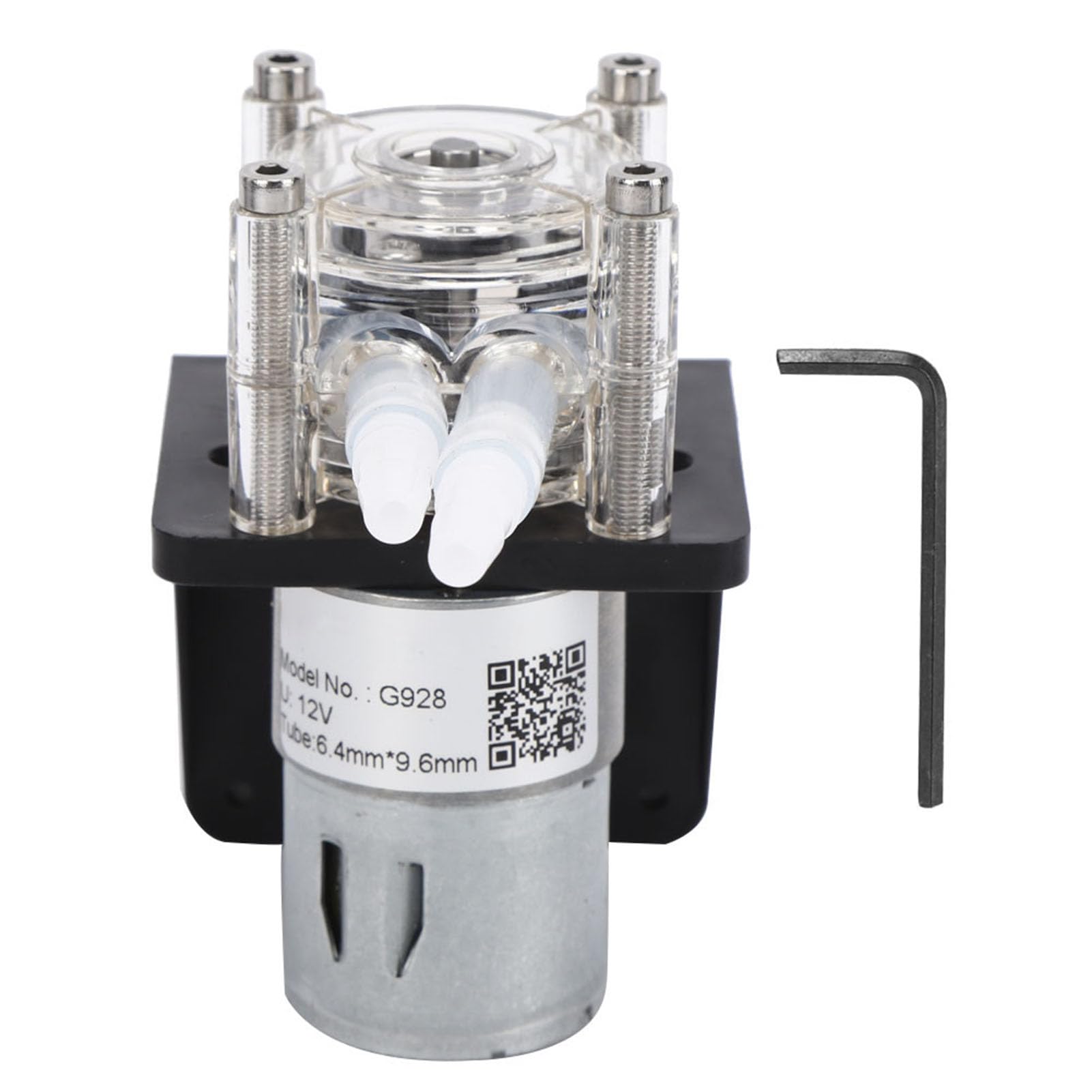 Pompa Perystaltyczna Wysokiej Jakości, Duża z Przezroczystym PC 500 Ml/min 12 V Stal Nierdzewna i Pompa Perystaltyczna Dozująca Duża do Wody (12V)