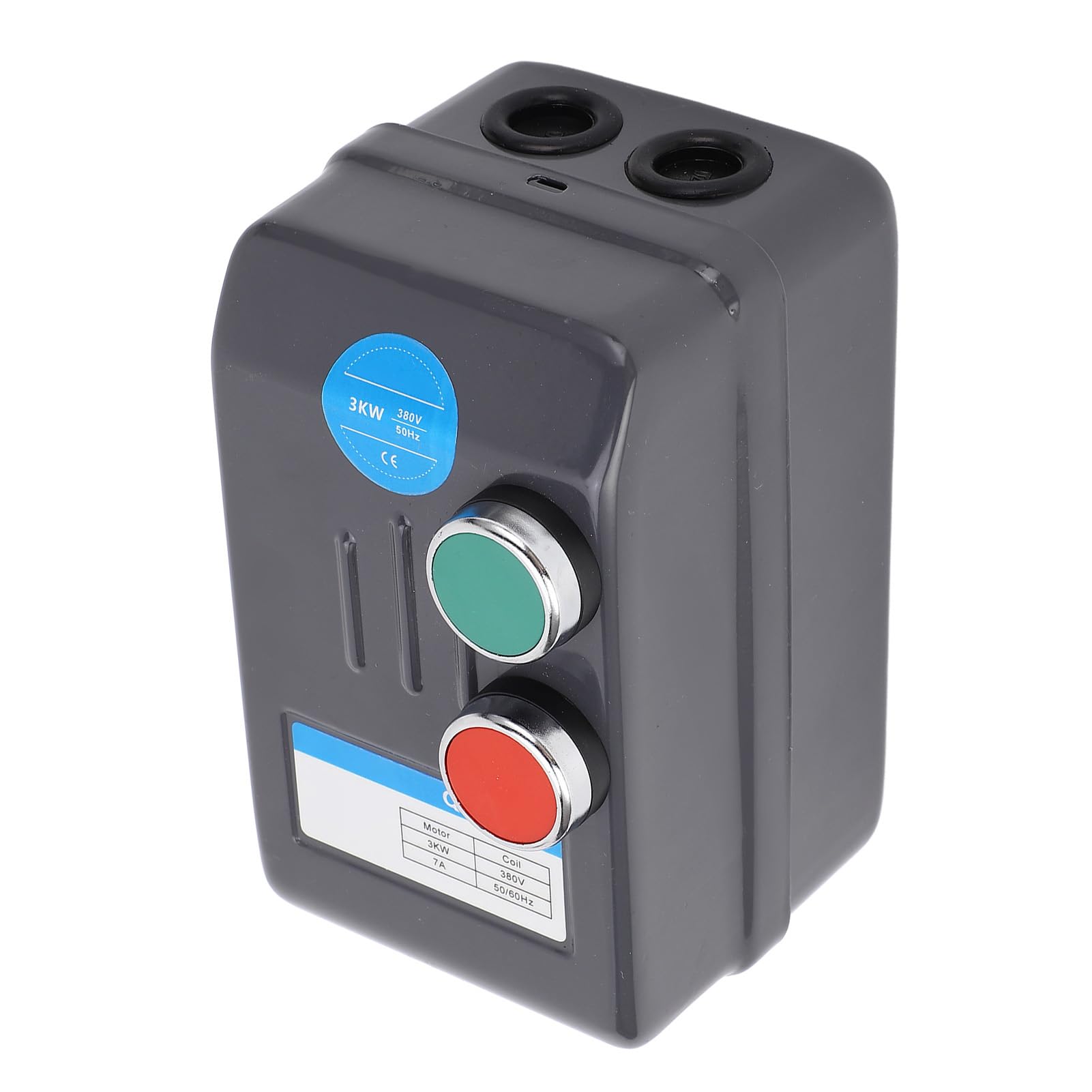 Interruptor Magnético del Motor Eléctrico, Arrancador de Motor Eléctrico Trifásico 380V 5.4-7.2A para Compresor de Aire