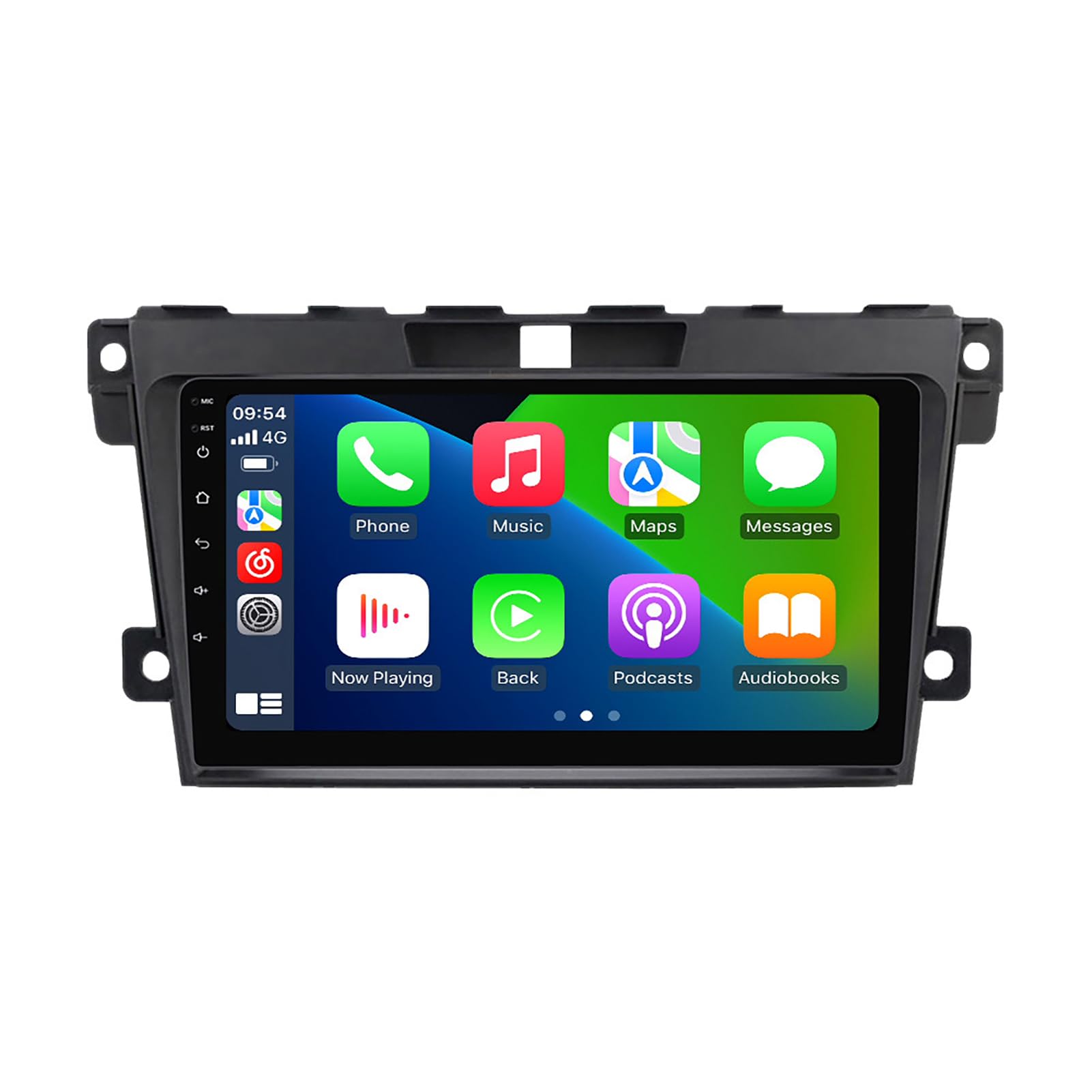Pantalla multifunción de 9" con GPS para Mazda CX-7: viaje seguro con audio Bluetooth 1
