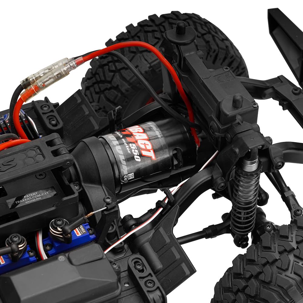 GLOBACT RC Motor 550 55T Brushed Motor for 1/10 TRX4 TRX6 Axial SCX10 I II III PRO Redcat Gen7 Gen8 V2 RC4WD D90 RC Crawler Car Upgrade Accessories