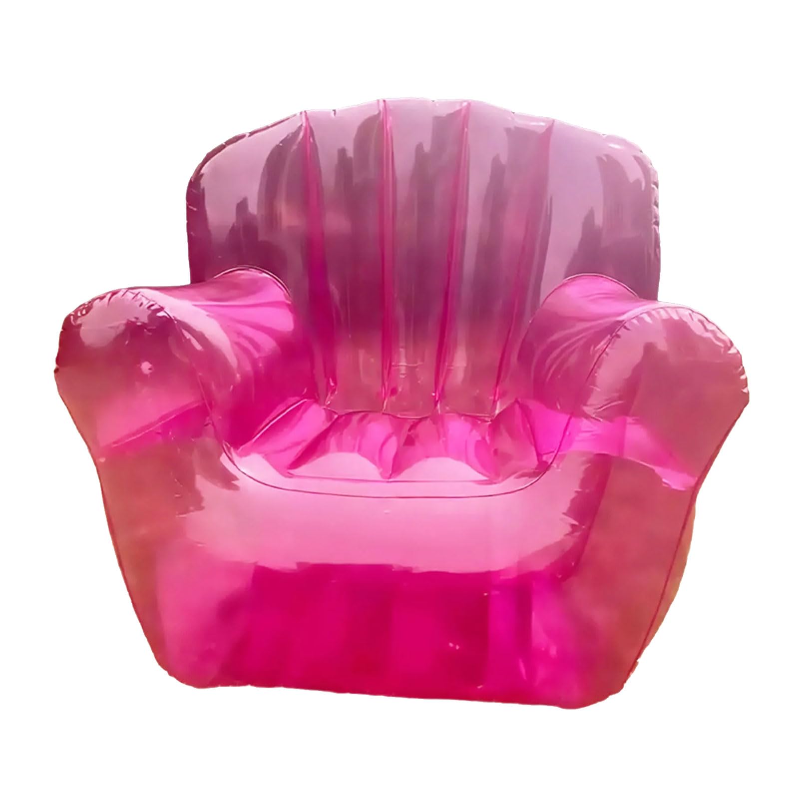 Beimus Ergonomic Clear Air Sofa Ideal for Home and Outdoor Activities Leak Inflatable Transparent Chair