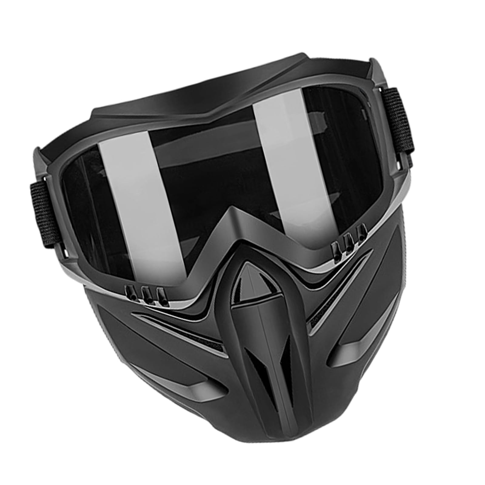 HTU Máscara de soldadura desmontable, protección facial anti polvo para corte, impacto y deportes, diseño antivaho, 10 piezas