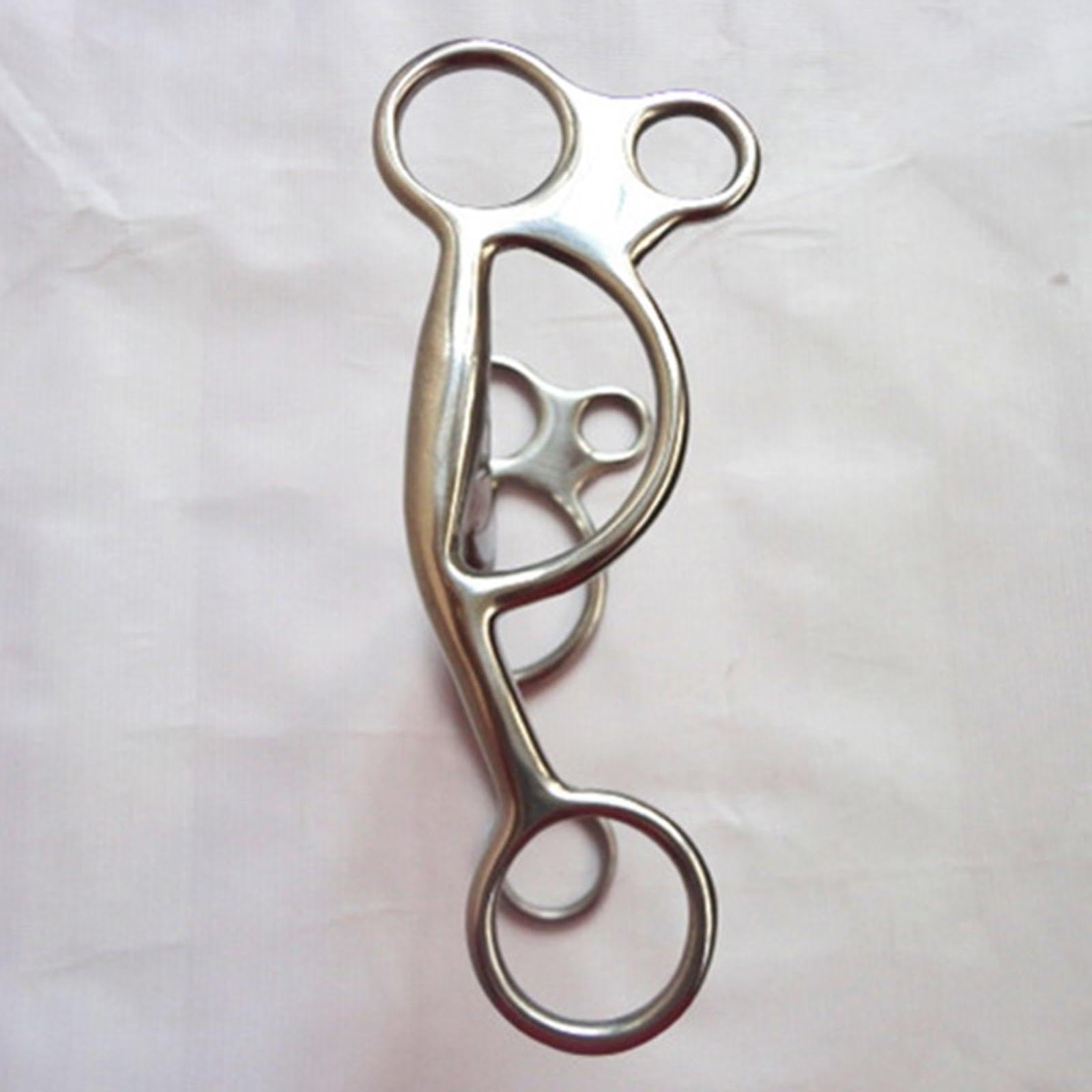 per cavallo in acciaio inossidabile, finitura splendida, di grandi dimensioni, comodo per l'addestramento e l'equitazione, piacevole per gli appassionati, filetto per