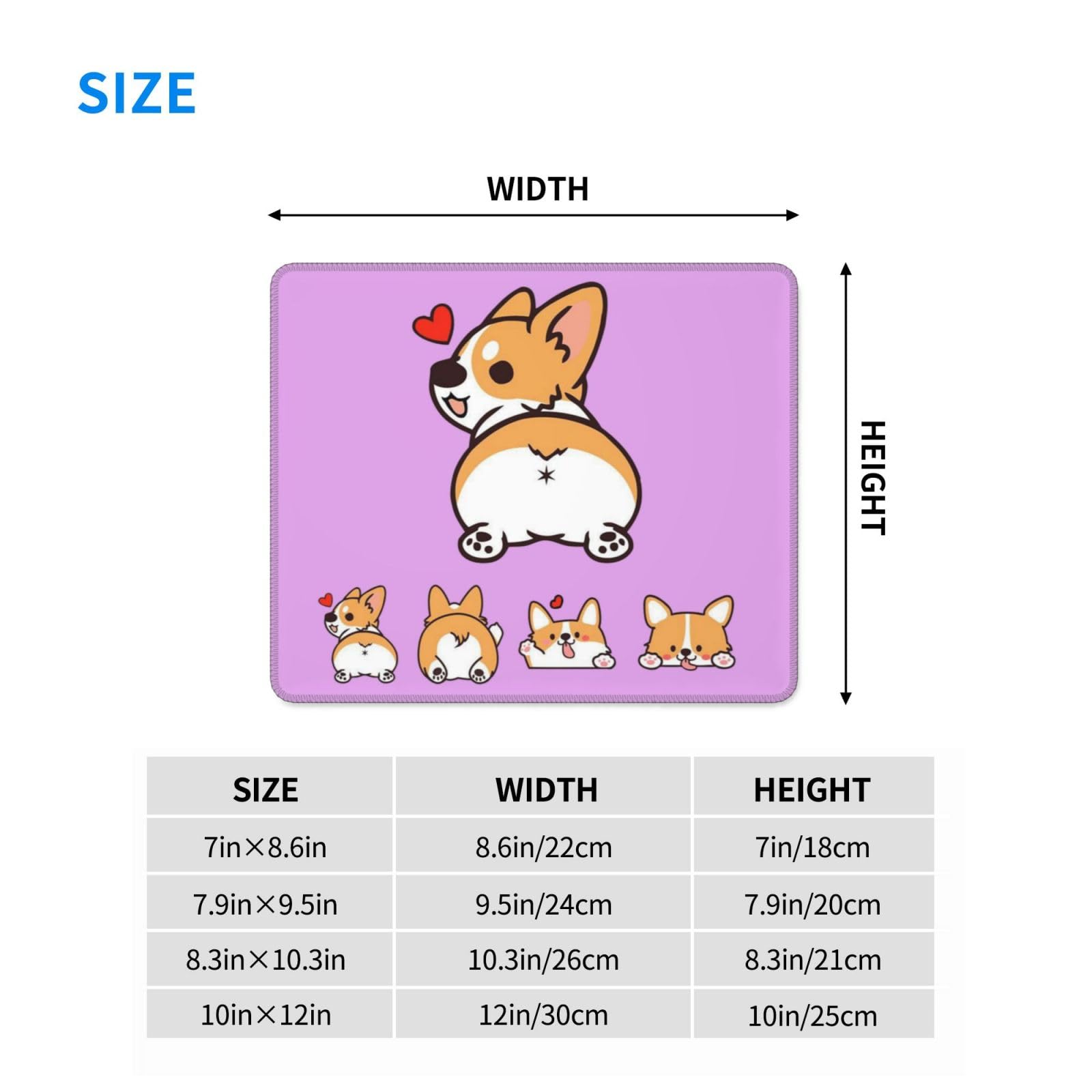 Aotximlat Tapis De Souris Pour Homme Et Femme - 25,4 X 30,5