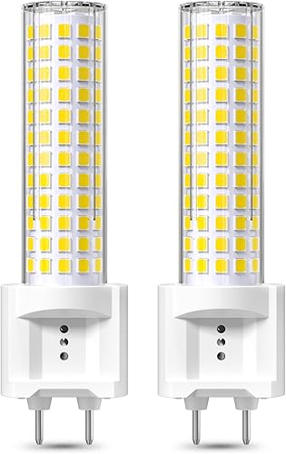 DoRight Bombilla LED G12 G12 de 15 W, bombilla LED de maíz de luz diurna 6000 K, G12 base bi-pin bombillas LED de repuesto para bombillas de
