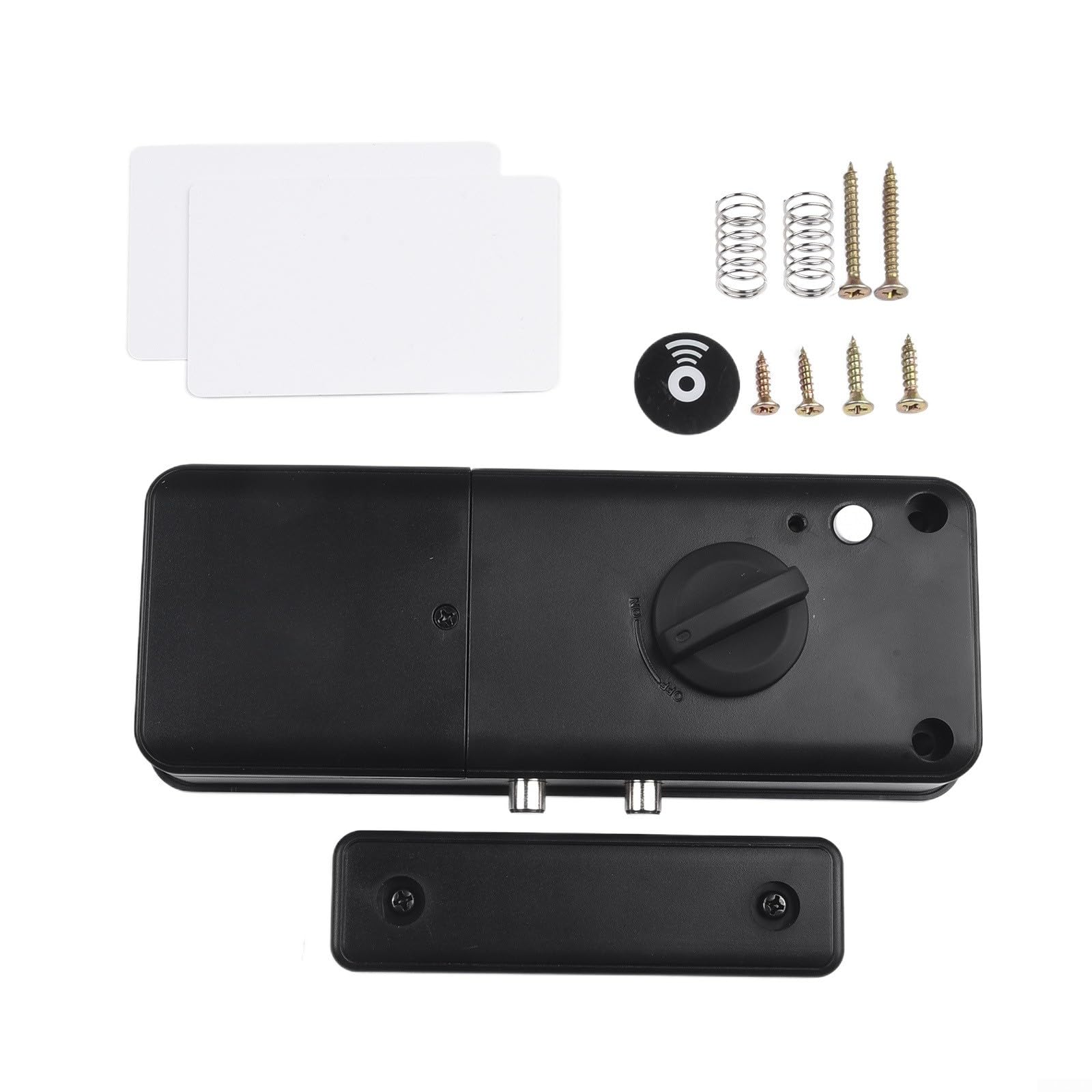 Feegow Cerradura de puerta invisible inteligente | Cerradura electrónica sin perforaciones | Desbloqueo de tarjeta IC | Desbloqueo de aplicación para TTlock