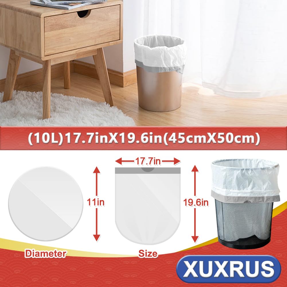 Sac Poubelles Noir 50L | Liens Coulissants = Poignées Transport