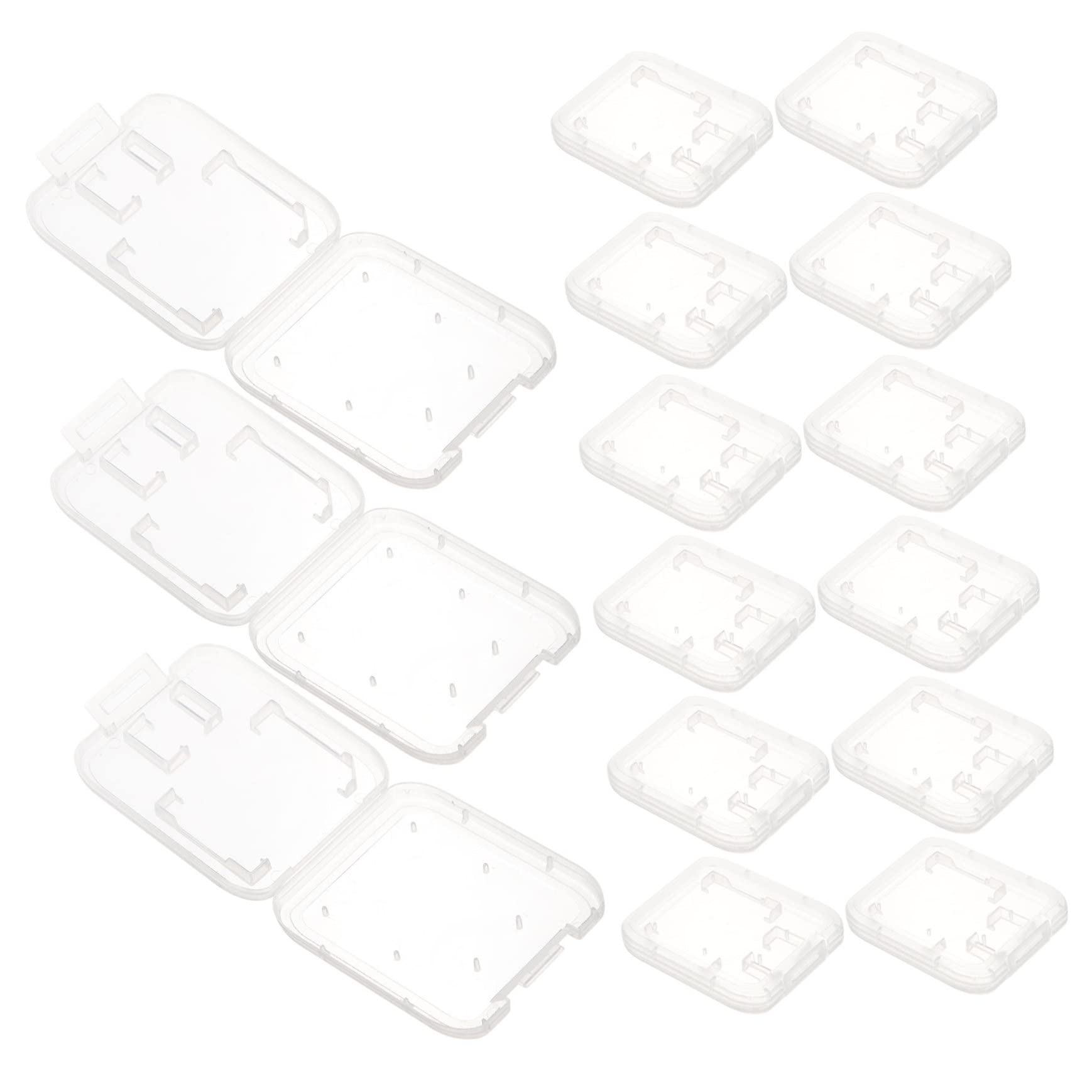 GAROZATION 24pcs Memory Card Storage Case and Portable Card Holders Lightweight Organizer for Travel and Storage Needs