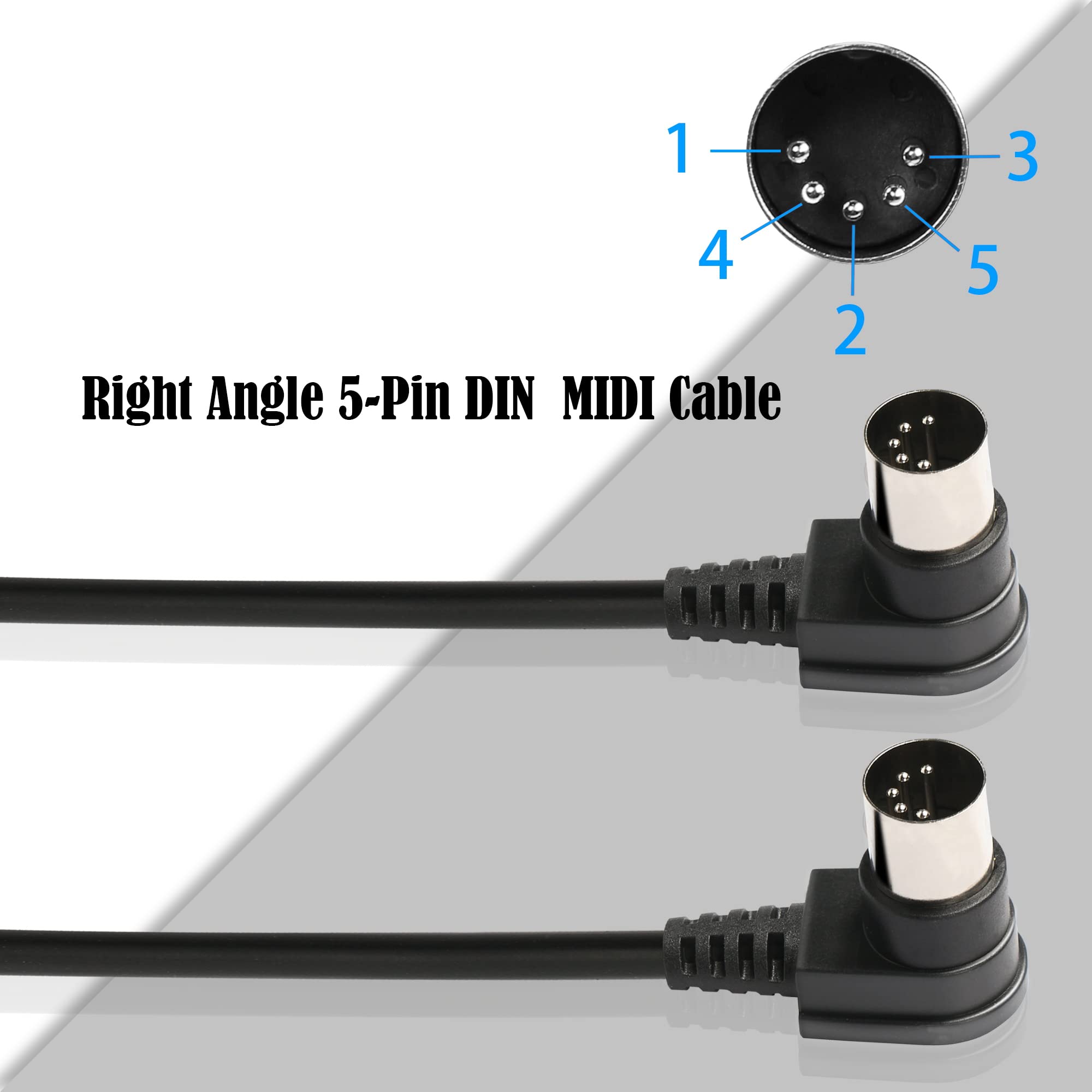 Cavo Adattatore DIN 5 Pin Cavo Adattatore MIDI DIN 5 Pin A 2x RCA - Lunghezza 50cm O 1,5m, Nuovo, Universale Rise Of The Ronin Ps5 - Foto 10