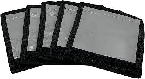 Miniatura 4 de Poolzilla Paquete de 5 fundas de resorte para piscina, fundas de resorte grises con gancho y bucle para una fácil instalación, hechas de lona de PVC