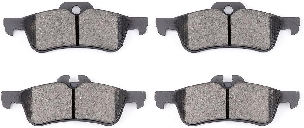 ECCPP D1060-7842 4pcs Rear Ceramic Disc Brake Pad Set Fit For Mini Cooper 2002-2008
